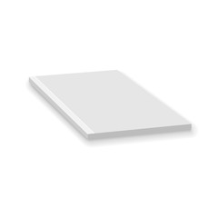 Blank Empty Magazine Or Paperback Book Template. Mock Up For You