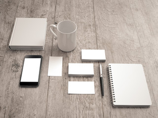 Mockup business template. Set of elements for branding identity