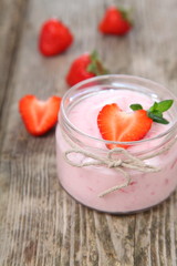 Strawberry yogurt