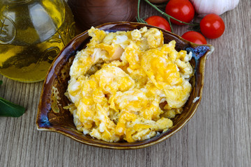 Scrambled eggs