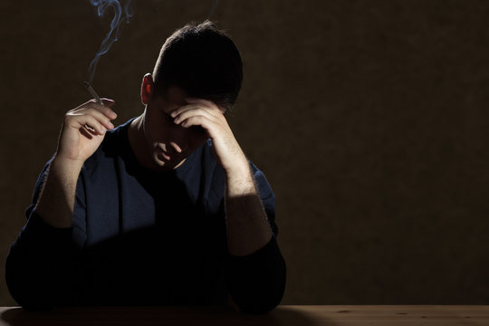 Smoking because of a problem