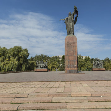 Monument to the Fighters of the Revolution.Kyrgyzstan.
