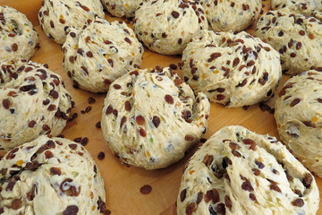 Stollen-Teigrohlinge