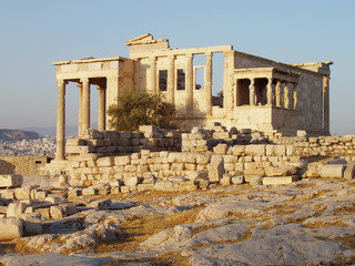 Parthenon temple on the Acropolis of Athens,Greece.