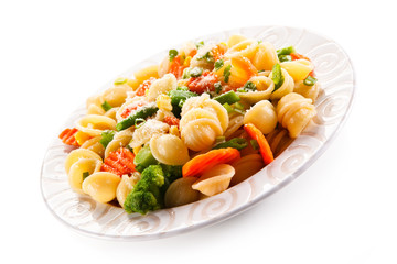 Orecchiette pasta and vegetables 