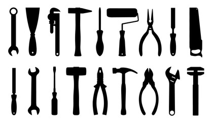 tool silhouttes