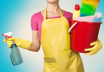 Cleaning.