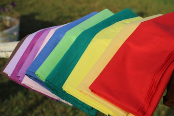 Multi-colored fabric