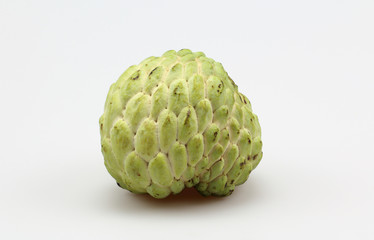 Custard apple isolated on white background