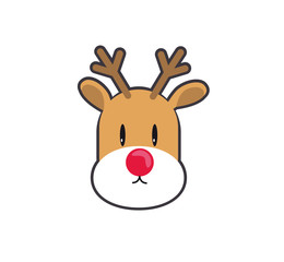 christmas reindeer Rudolf