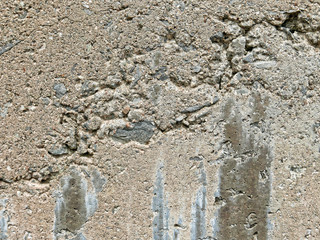 Poured concrete wall