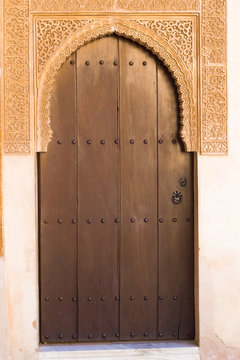 Islamic Art, Arab Doorway - Alhambra Palace