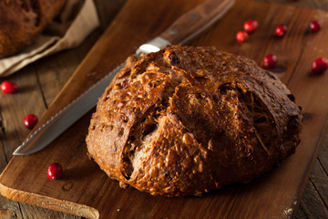 Homemade Walnut Cranberry Bread