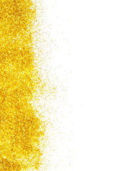 Golden background with glitter 