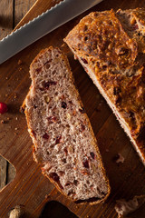 Homemade Walnut Cranberry Bread