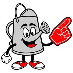 Watering Can with Foam Finger