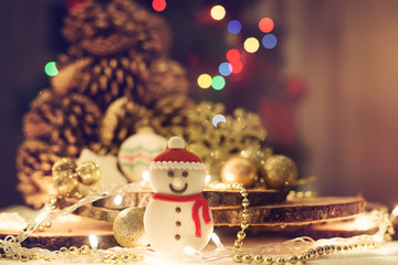 Christmas decoration. Shallow depth of field.