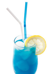 Blue cocktail