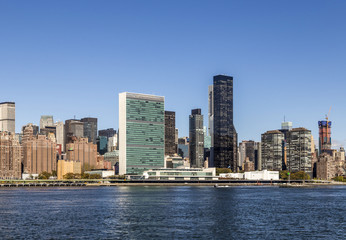 Fototapeta premium Budynki na Manhattanie w Nowym Jorku