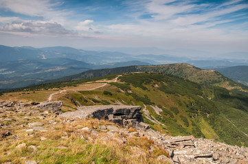 Fototapeta na wymiar Babia gora mountain, Poland