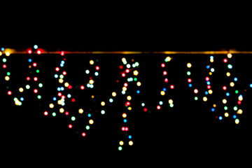 Lighting Amusement black background