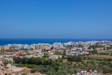 Fototapeta na wymiar A panoramic view of Protaras, Cyprus