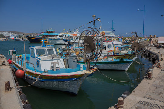Ayia Napa, Cyprus, Fishing boats and yachts