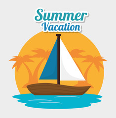 Summer, travel and vacations 