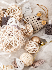 Christmas balls.