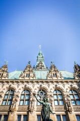 Obraz premium Hamburger Rathaus