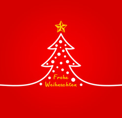 Obraz premium Weihnachtsbaum mit Kugeln