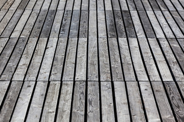 Old wooden planks surface background.