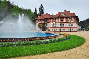 Luhacovice, Czech spa resort, town