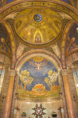 Fototapeta na wymiar Jerusalem - presbytery of The Church of All Nations (Basilica of the Agony)