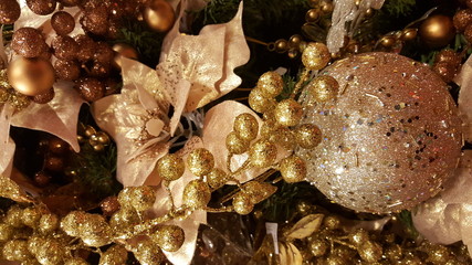 Christmas Background, Ornaments, Silver Sparkle Berries