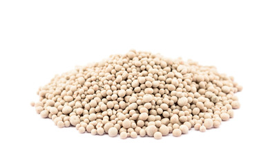 Heap of mineral fertilizers