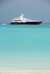 Yacht At Anchor in Saint Barthélemy