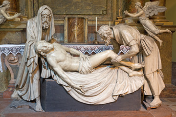 Fototapety  Wiedeń - posąg pochówku Jezusa w Michaelerkirche