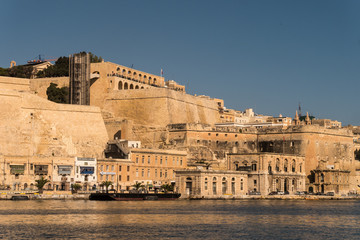 Fototapeta premium Upper Barrakka Gardens in Valletta/Malta