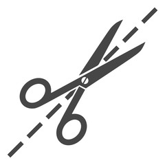 Scissors symbol icon