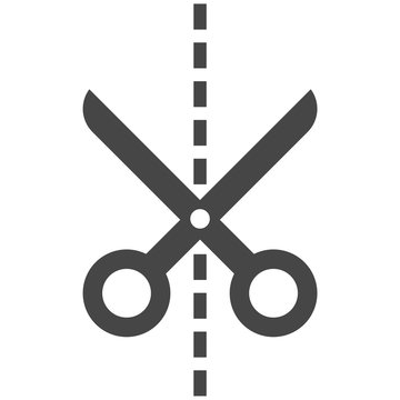 Scissors symbol icon