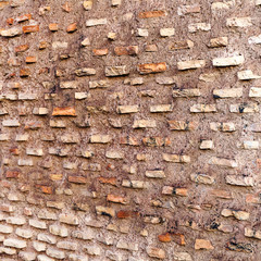 Wall of bricks