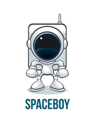 Cartoon Space Boy