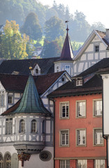 Naklejka premium Svizzera, la città di San Gallo