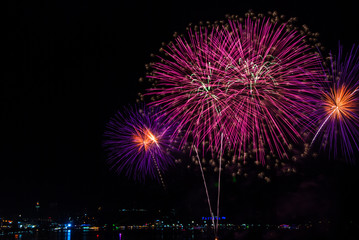 International Fireworks Festival at Pattaya, Thailand