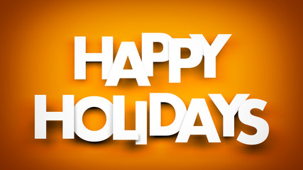 Happy Holidays background