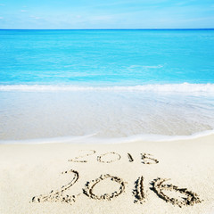 Celebrating 2016 on a tropical beach