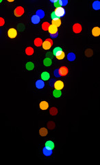 colorful defocused lights background