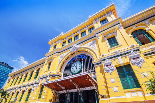 Saigon Central Post Office In Ho Chi Minh City, Landmark In Ho C