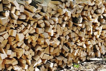 Stacked Wood